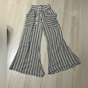 Free People Jones Beach Wide Leg Pants (size:XS)